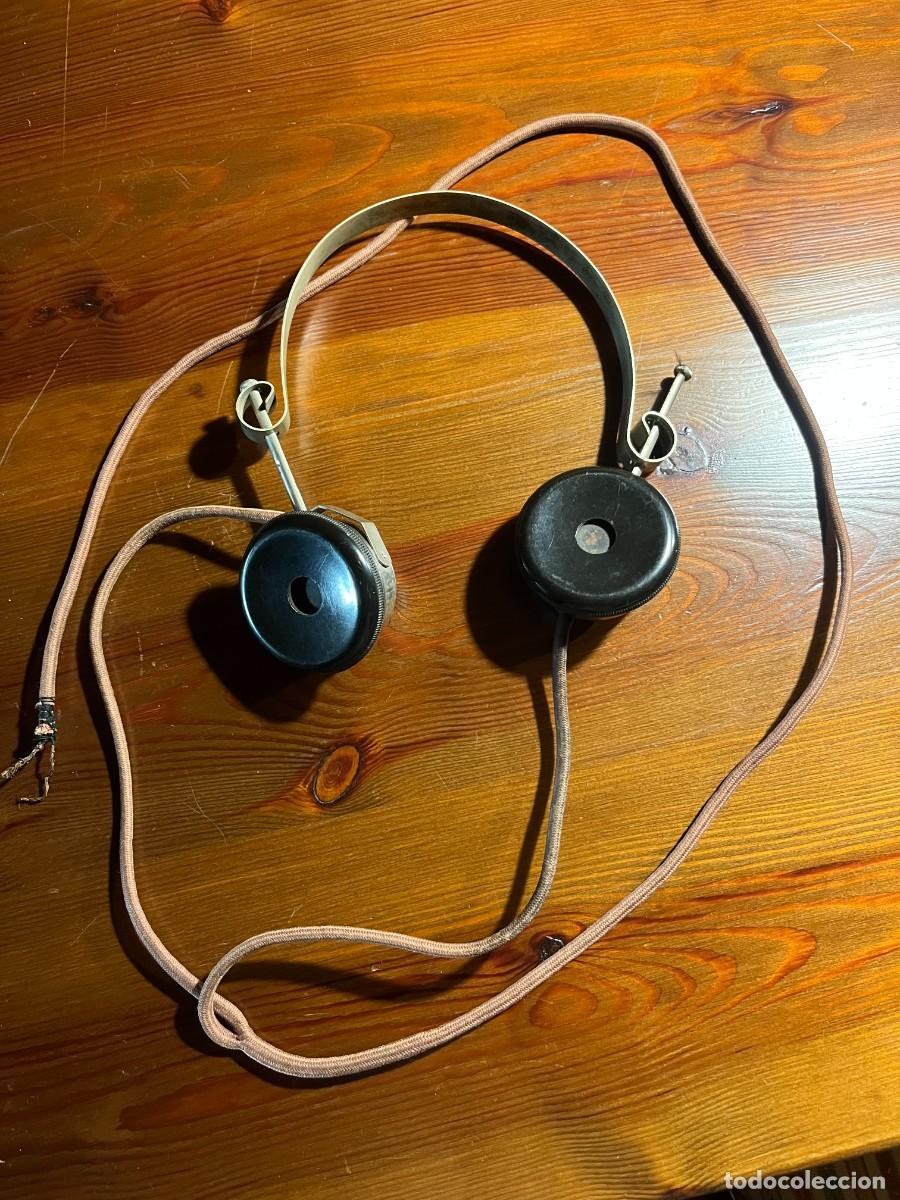 Radios &agrave; gal&egrave;ne: AURICULARES ANTIGUOS DE DIADEMA PARA RADIO DE GALENA