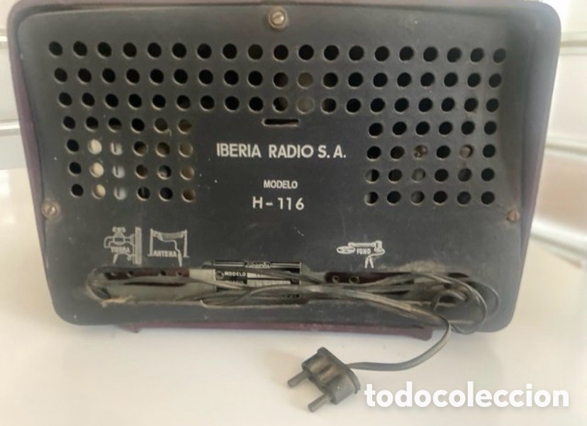 Radios de galena: Radio Iberia modelo H-116 - Foto 3