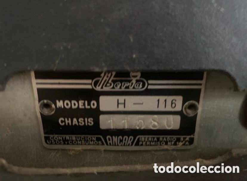 Radios de galena: Radio Iberia modelo H-116 - Foto 4