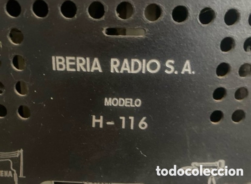 Radios de galena: Radio Iberia modelo H-116 - Foto 5