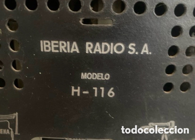Radios de galena: Radio Iberia modelo H-116 - Foto 7