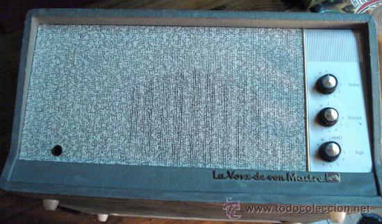 Gram&oacute;fonos y gramolas: Tocadiscos franc&eacute;s La Voix de son Maitre multidisco - Foto 5