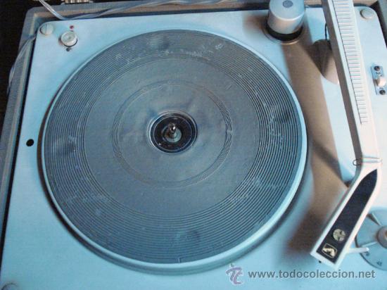Gram&oacute;fonos y gramolas: Tocadiscos franc&eacute;s La Voix de son Maitre multidisco - Foto 8