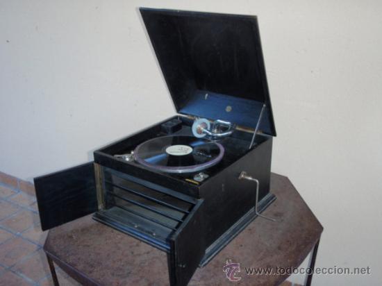 Gramófonos y gramolas: GRAMOLA DE SOBREMESA MUSIKAFFAR DE STOCKHOLM DE LOS AÑOS 20 - Foto 7 - 21005113