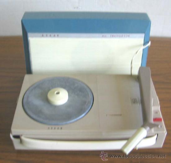 Gram&oacute;fonos y gramolas: TOCADISCO marca all transistor askar - Foto 1