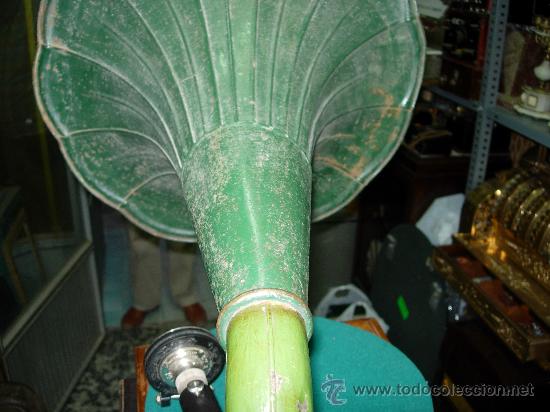 Gram&oacute;fonos y gramolas: gramofono funcionando - Foto 7