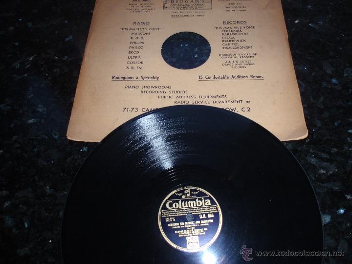 Gram&oacute;fonos y gramolas: Disco de Pizarra Columbia - Foto 1