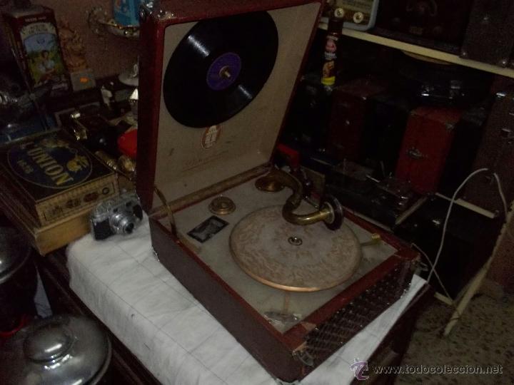 Gram&oacute;fonos y gramolas: Gramola Odeon Funcionando - Foto 8