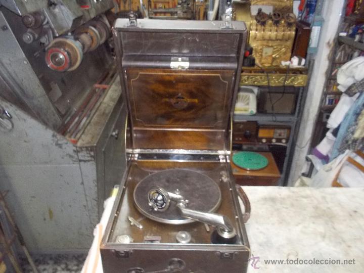 Gram&oacute;fonos y gramolas: Gramola Columbia Funcionando - Foto 12