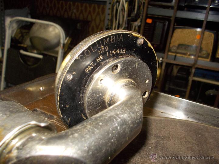 Gram&oacute;fonos y gramolas: Gramola Columbia Funcionando - Foto 15