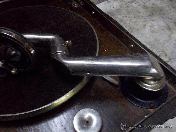 Gram&oacute;fonos y gramolas: Gramola Columbia Funcionando - Foto 18