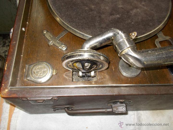 Gram&oacute;fonos y gramolas: Gramola Columbia Funcionando - Foto 21