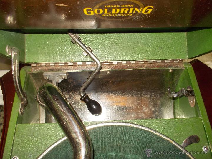 Gram&oacute;fonos y gramolas: Gramola Goldring funcionando - Foto 4