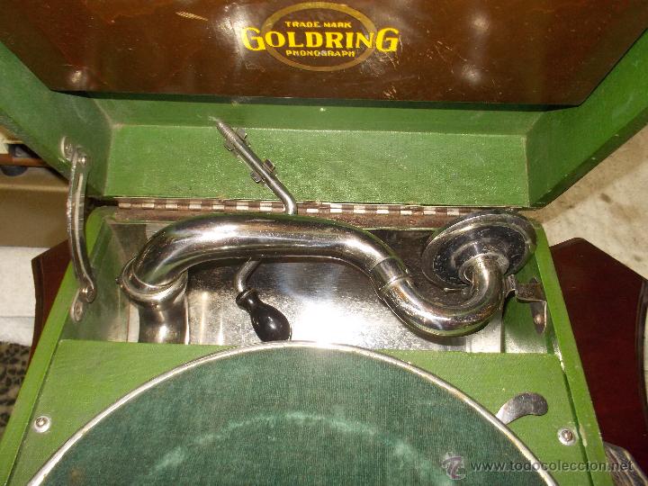 Gram&oacute;fonos y gramolas: Gramola Goldring funcionando - Foto 7