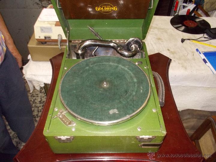 Gram&oacute;fonos y gramolas: Gramola Goldring funcionando - Foto 8