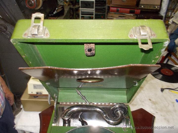 Gram&oacute;fonos y gramolas: Gramola Goldring funcionando - Foto 9