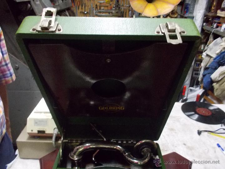 Gram&oacute;fonos y gramolas: Gramola Goldring funcionando - Foto 11