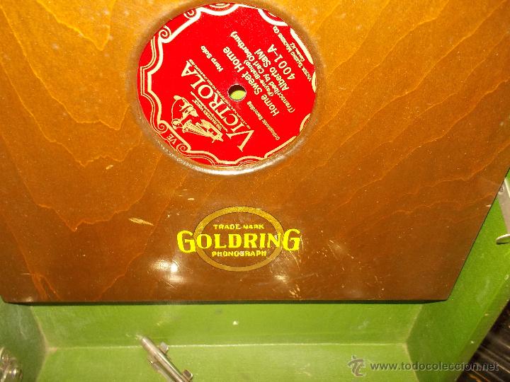 Gram&oacute;fonos y gramolas: Gramola Goldring funcionando - Foto 20