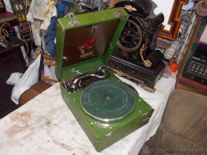 Gram&oacute;fonos y gramolas: Gramola Goldring funcionando - Foto 22