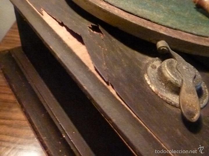 Gram&oacute;fonos y gramolas: gramofono con trompa - Foto 16