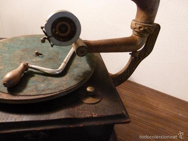 Gram&oacute;fonos y gramolas: gramofono con trompa - Foto 18