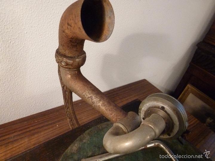 Gram&oacute;fonos y gramolas: gramofono con trompa - Foto 20