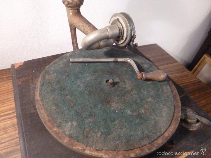 Gram&oacute;fonos y gramolas: gramofono con trompa - Foto 22