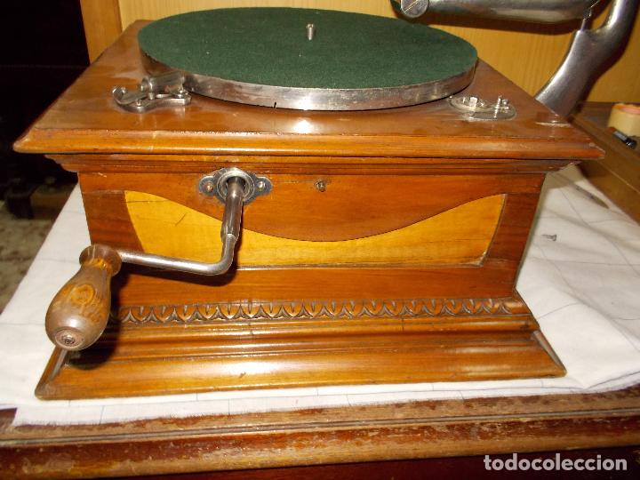 Gram&oacute;fonos y gramolas: Gramofono de la voz de su amo original - Foto 6