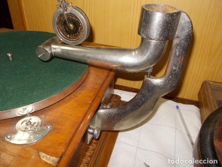 Gram&oacute;fonos y gramolas: Gramofono de la voz de su amo original - Foto 8