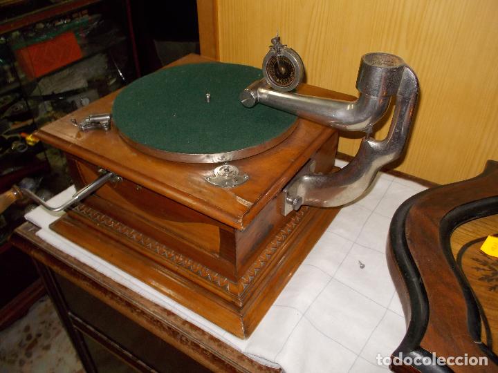 Gram&oacute;fonos y gramolas: Gramofono de la voz de su amo original - Foto 10
