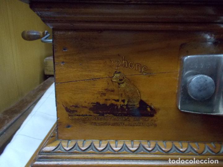 Gram&oacute;fonos y gramolas: Gramofono de la voz de su amo original - Foto 15