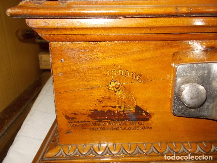Gram&oacute;fonos y gramolas: Gramofono de la voz de su amo original - Foto 29
