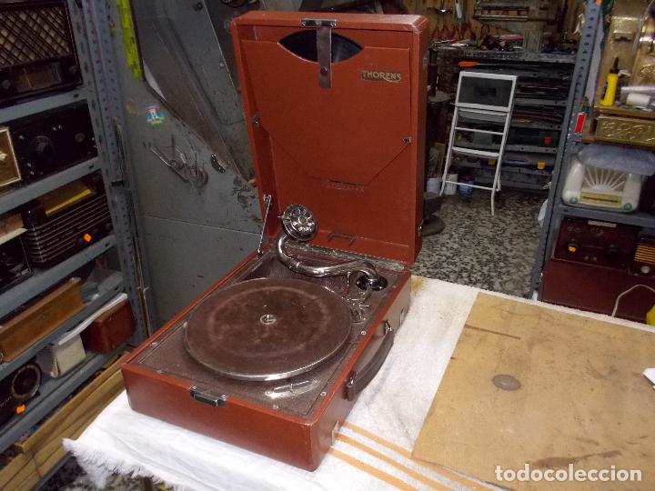 Gram&oacute;fonos y gramolas: Gramola Thorens funcionando - Foto 1