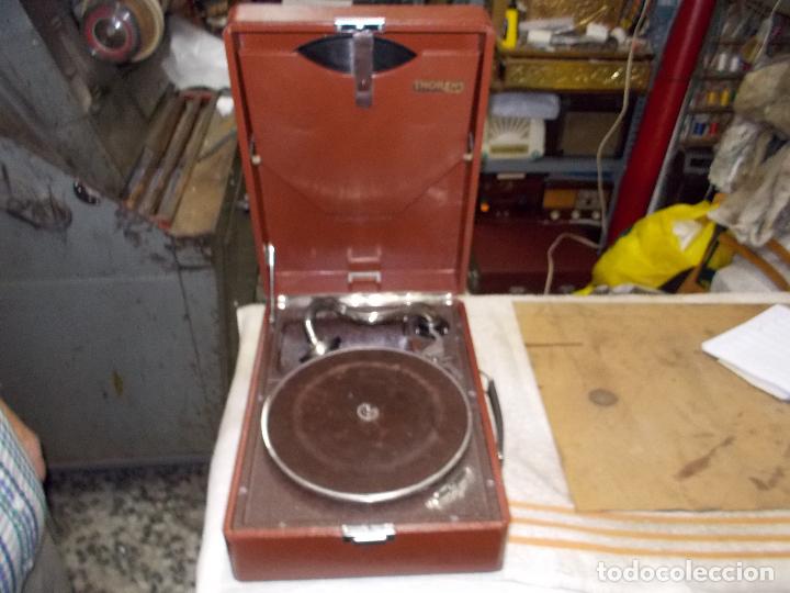 Gram&oacute;fonos y gramolas: Gramola Thorens funcionando - Foto 2
