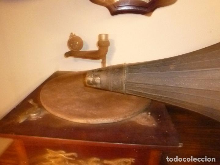 Gram&oacute;fonos y gramolas: gramofono con trompa - Foto 10