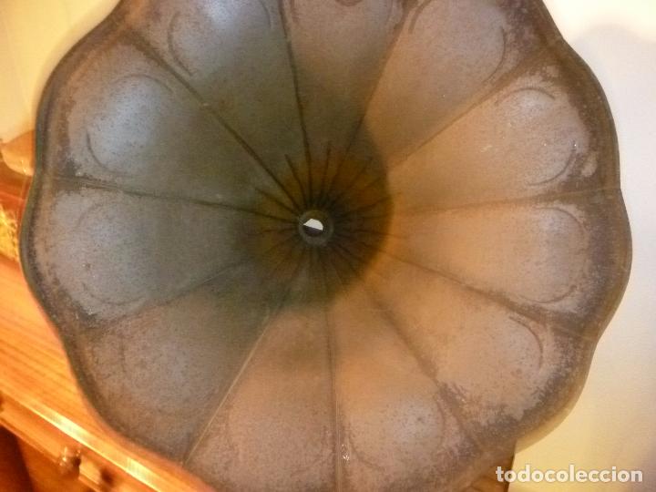 Gram&oacute;fonos y gramolas: gramofono con trompa - Foto 13
