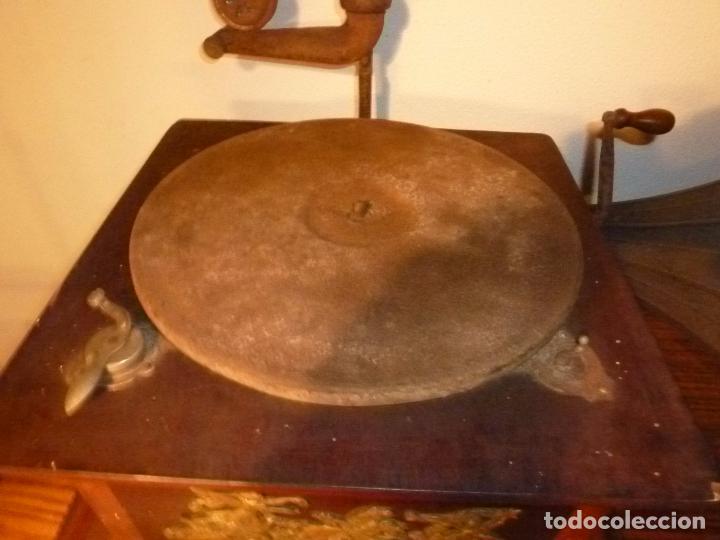 Gram&oacute;fonos y gramolas: gramofono con trompa - Foto 20