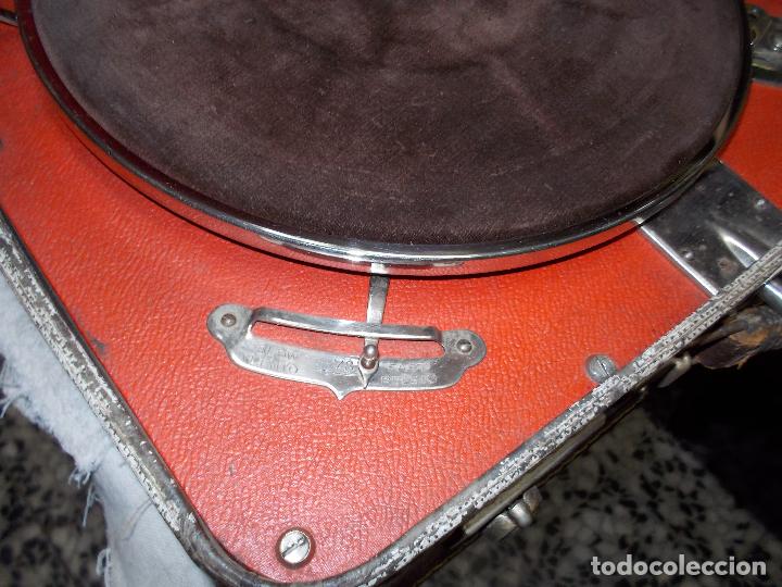 Gram&oacute;fonos y gramolas: gramola de maleta victor funcionando - Foto 10