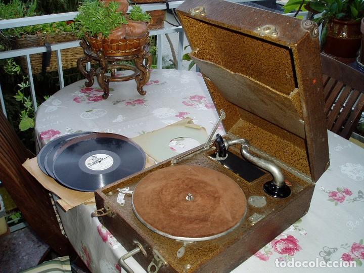Gram&oacute;fonos y gramolas: Gram&oacute;fono Principios S. XX - Foto 3