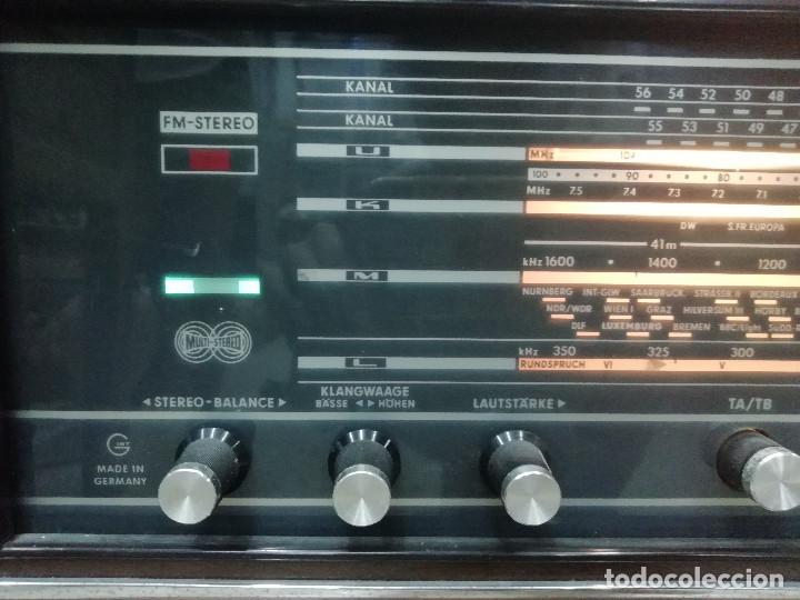 Gram&oacute;fonos y gramolas: RADIO TOCADISCOS MUEBLE GRUNDIG FUNCIONANDO 220V - Foto 5