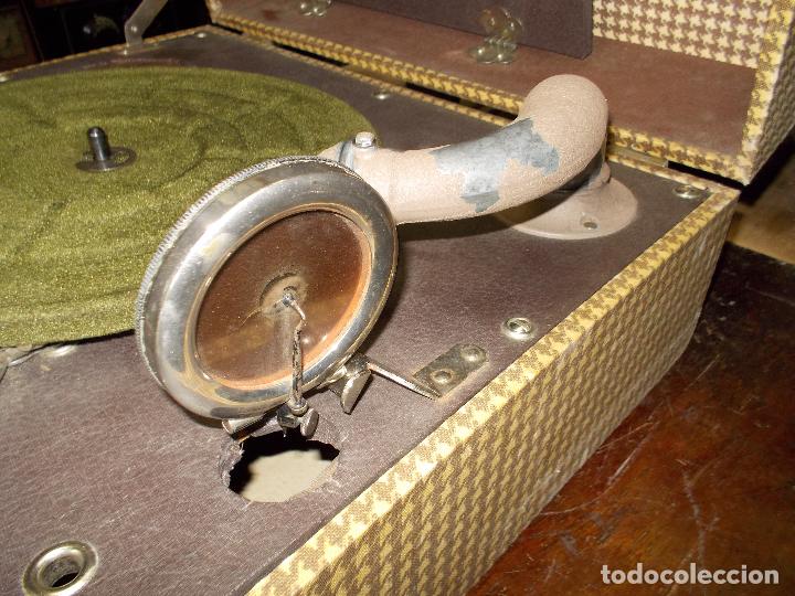Gram&oacute;fonos y gramolas: Gramola PortafonicFuncionando - Foto 13