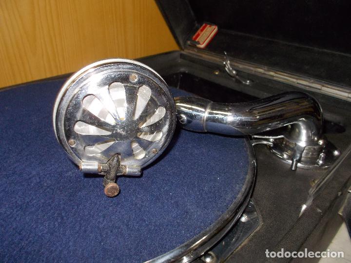 Gram&oacute;fonos y gramolas: Gramola columbia funcionando - Foto 9