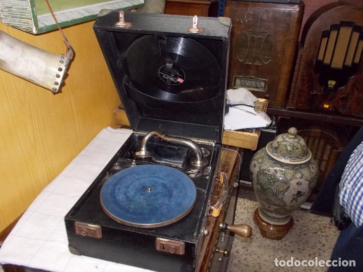Gram&oacute;fonos y gramolas: gramofono wekend Funcionando - Foto 9