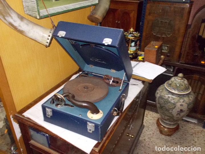 Gram&oacute;fonos y gramolas: Gramofono phonola funcionando - Foto 1