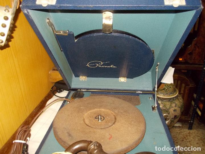Gram&oacute;fonos y gramolas: Gramofono phonola funcionando - Foto 14