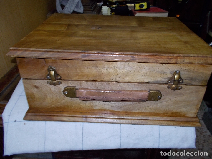 Gram&oacute;fonos y gramolas: gramola de madera - Foto 11