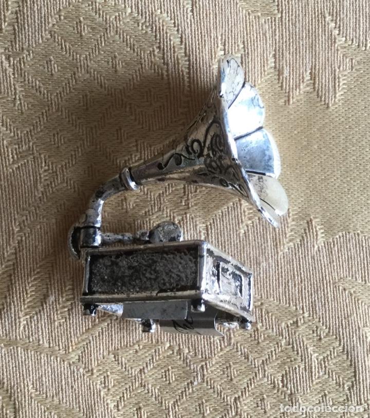 Gram&oacute;fonos y gramolas: GRAM&Oacute;FONO MINIATURA SILVER COLLECTION - Foto 6