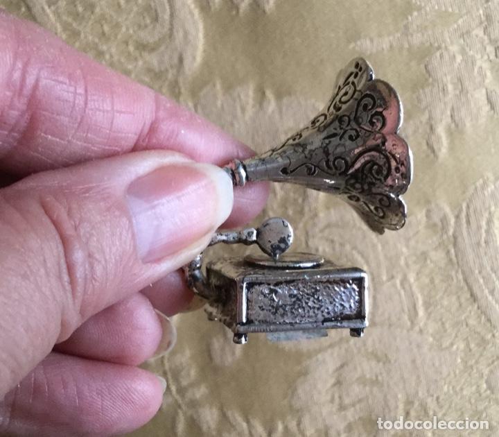 Gram&oacute;fonos y gramolas: GRAM&Oacute;FONO MINIATURA SILVER COLLECTION - Foto 10