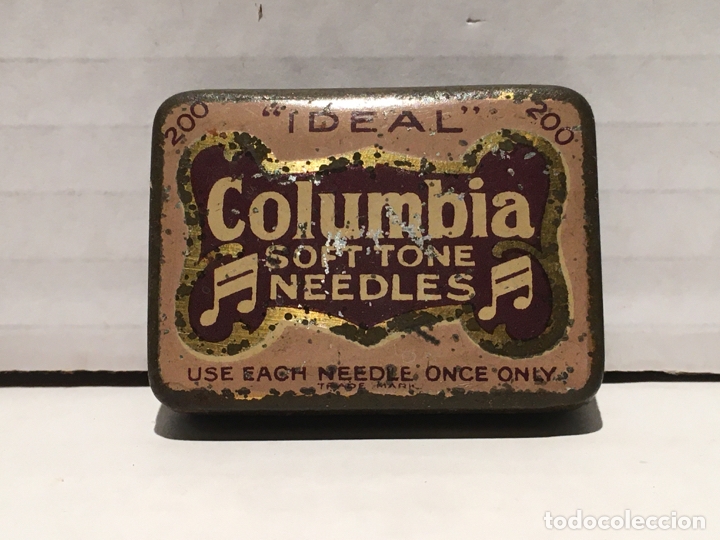 Gram&oacute;fonos y gramolas: CAJA DE AGUJAS DE GRAMOFONO COLUMBIA - Foto 1