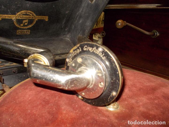 Gram&oacute;fonos y gramolas: gramofono columbia funcionando - Foto 20